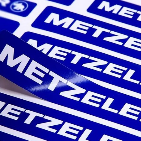 Weerbestendige stickers voor op producten als logoplaatje.