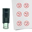 Stempel of Stempeltje van een Smiley Ontevreden 10mm rond