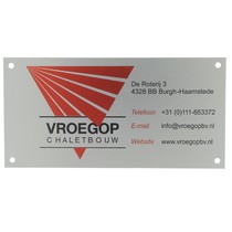 Industrieplaatjes  tussen 51 en 100cm² - Typeplaatjes - Weersbestendig