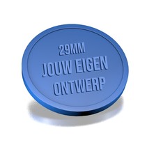 Plastic Reliëfmunten Ø29mm - 1000 stuks