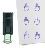 Stempel of Stempeltje van een Middelvinger 10mm rond
