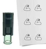 Stempel of Stempeltje van een Spierbal rollen 10mm rond
