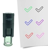 Stempel of Stempeltje van een Open vinkje 10mm rond