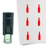 Stempel of Stempeltje van een Bierflesje - afdruk ca 10mm