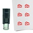 Stempel of Stempeltje van een blok Kaas - afdruk ca 10mm