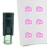 Stempel of Stempeltje van een blok Kaas - afdruk ca 10mm