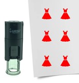 Stempel of Stempeltje van een Jurk - afdruk ca 10mm