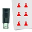 Stempel of Stempeltje van een Jurk - afdruk ca 10mm