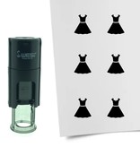 Stempel of Stempeltje van een Jurk - afdruk ca 10mm