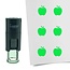 Stempel of Stempeltje van een Appel - afdruk ca 10mm