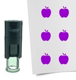 Stempel of Stempeltje van een Appel - afdruk ca 10mm
