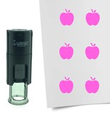 Stempel of Stempeltje van een Appel - afdruk ca 10mm