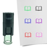 CombiCraft Stempel of Stempeltje van een Open Boek - afdruk ca 10mm