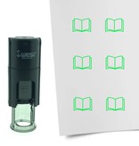 CombiCraft Stempel of Stempeltje van een Open Boek - afdruk ca 10mm