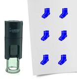 Stempel of Stempeltje van een Sok - afdruk ca 10mm