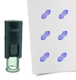 Stempel of Stempeltje van een Pinda - afdruk ca 10mm