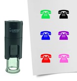Stempel of Stempeltje van een Ouderwetse Telefoon - afdruk ca 10mm