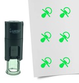 Stempel of Stempeltje van een Speen - afdruk ca 10mm