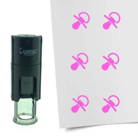 Stempel of Stempeltje van een Speen - afdruk ca 10mm