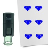 Stempel of Stempeltje van een Onderbroek - afdruk ca 10mm