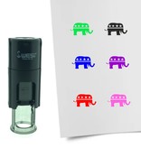 Stempel of Stempeltje van de olifant van de Republikeinen voor Amerikaanse verkiezingen - afdruk ca 10mm