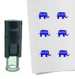 Stempel of Stempeltje van de olifant van de Republikeinen voor Amerikaanse verkiezingen - afdruk ca 10mm