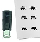 Stempel of Stempeltje van de olifant van de Republikeinen voor Amerikaanse verkiezingen - afdruk ca 10mm