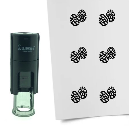 Stempel of Stempeltje van Paaseieren - afdruk ca 10mm