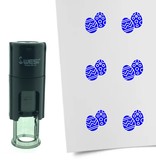 Stempel of Stempeltje van Paaseieren - afdruk ca 10mm