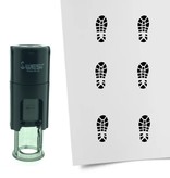 Stempel of Stempeltje van een Schoenafdruk - afdruk ca 10mm