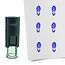 Stempel of Stempeltje van een Schoenafdruk - afdruk ca 10mm