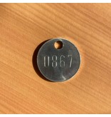 Restpartij Sleutellabels Aluminium 001 t/m 2000 - 001 t/m 1000