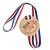 Houten Medaille met lint