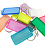 Openklapbare sleutellabels 60 x 27 mm met ring - per 100 stuks