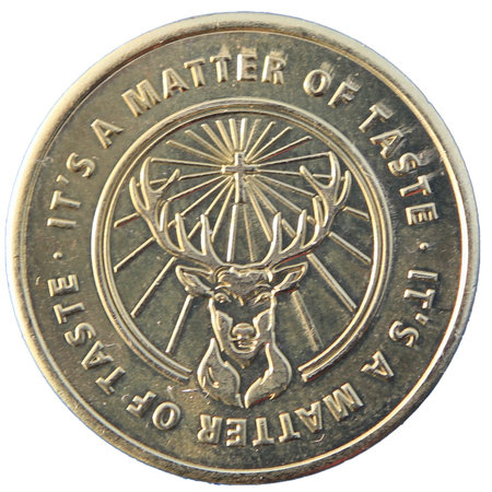 Restpartij: Automaten munt Ø27mm Messing - 100 stuks