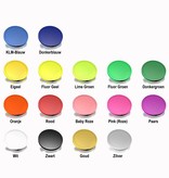 CombiCraft Blanco Plastic munten met rand in diverse kleuren Ø29mm - 100 stuks