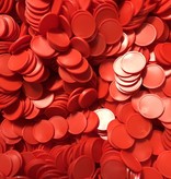 Blanco Plastic munten met rand in diverse kleuren Ø29mm - 100 stuks