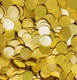 Blanco Plastic munten met rand in diverse kleuren Ø29mm - 100 stuks