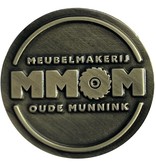 CombiCraft Gegoten metalen logo in klein formaat, 100 stuks tot 25mm in diverse vormen en metaalkleuren