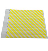 TYVEK® Gestreepte originele TYVEK© polsbandjes met plakstrip in 6 kleuren - per 100 stuks