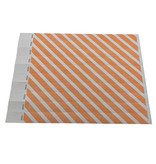 TYVEK® Gestreepte originele TYVEK© polsbandjes met plakstrip in 6 kleuren - per 100 stuks