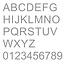 CombiCraft Hoofdletters en cijfer van geëloxeerd aluminium in 3D
