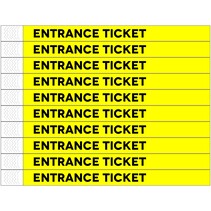 Entrance Ticket Polsbandjes