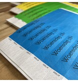 TYVEK® Tyvek Polsbandjes eigen ontwerp bedrukt in zwart voor grootverbruikers - vanaf 5.000 polsbandjes - per 1000 stuks