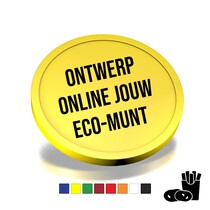 ECO Bedrukte Ø29mm munten - 1000 stuks