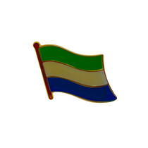 Vlag  speldje Sierra Leone