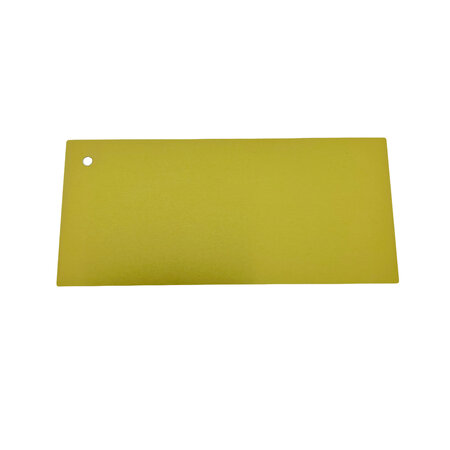 Groot Blanco Aluminium Label 140x65mm - per 1 stuk