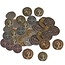 CombiCraft Geslagen munten in Middeleeuwse "look" in diverse metaalsoorten.