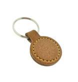 Blanco Leren Sleutellabel rond Ø 30 mm
