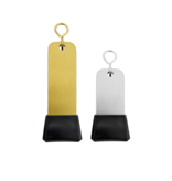 CombiCraft Blanco Dauphine aluminium hotel sleutelhanger in goud en zilver